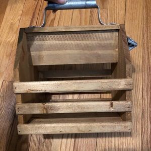 Wooden Bottle Caddy